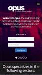 Mobile Screenshot of opuscareers.com